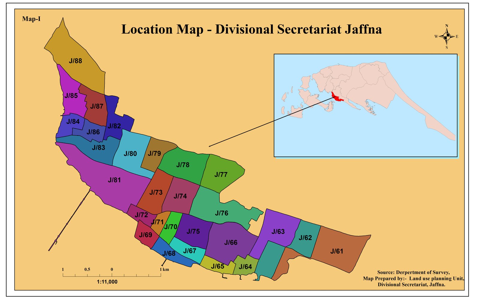 Jaffna Map
